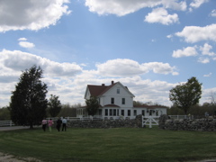 front yard from reception area